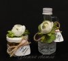 Сватбени подаръци за гости- Стъклени шишенца, бурканчета с мед, подаръци за сватба, , снимка 1 - Сватбени аксесоари - 19909708