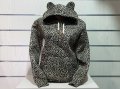 Нов дамски леопардов суичър с ушички , снимка 2