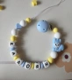 Силиконов клипс за биберон с име, снимка 4