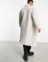 Мъжко вълнено палто ASOS в бежов цвят размер M oversize цена 100 лв., снимка 3