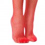 Еротични червени мрежести чорапи за жартиер - Код: G1972, снимка 6
