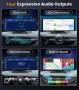 PODOFO универсална мултимедия за кола, сензорен екран 10,26 инча 1080P IPS, 7-32V, Carplay/Android , снимка 4