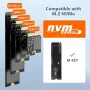 Дубликатор MAIWO K3016S 2 Bay m.2 SATA докинг станция, кутия за външен SSD M2 b key , m key, снимка 2