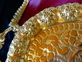Бронзов поднос,плато,фруктиера,лов,Елен,маркиран., снимка 5