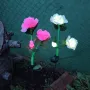 5560 Градинска соларна лампа Рози, 75 см, снимка 1