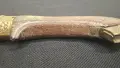 Ориенталски кинжал Khanjar/Jambiya с богато гравирана кания, снимка 13