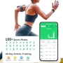 Нов Смарт Часовник 1.69'' 100+ Спортни Режима IP67 Fitness Smartwatch С Пулс Кислород Кръвно iOS , снимка 5