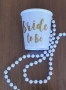 Пластмасова чаша за шотове със златист надпис Bride to Be, снимка 2