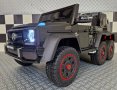 Акумулаторен джип Mercedes G 63 AMG 4x4 12V батерия,MP3, с меки гуми с Кожена седалка, снимка 5