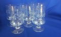 Ретро гравирани стъклени чаши за алкохол със столче 6 бр, снимка 6