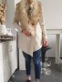 Красиво кожено палтенце с голяма яка, снимка 9