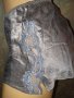 Копринени фини шорти в бежовокафяв цвят със странична дантела  М, снимка 4