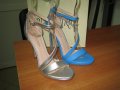 Дамски сандали м.2851  сини-НАМАЛЕНИЕ, снимка 1