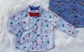 Коледна риза с папионка F&F за бебе 9-12 месеца, снимка 4