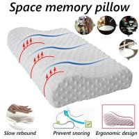 Нова Ортопедична мемори възглавница, Висококачествен латекс - Memory Latex Pillow + калъфка, снимка 2 - Възглавници - 43022617