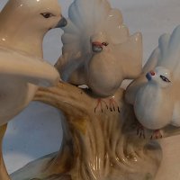 Порцеланова фигурка гълъби , снимка 2 - Колекции - 40490032