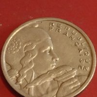 Две монети 1 шилинг 1956г. Англия Елизабет втора / 100 франка 1955г. Франция 34818, снимка 9 - Нумизматика и бонистика - 44350401