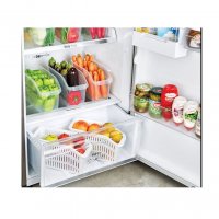 Органайзер за хладилник, бял, 30x13x17 см, снимка 2 - Органайзери - 38038597