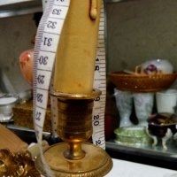 Старинна бронзова лампа, снимка 6 - Антикварни и старинни предмети - 35049451