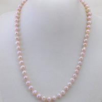 Колие от естествени перли *Хубава жена*,55см, снимка 6 - Колиета, медальони, синджири - 37704770