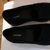 Дамски черни обувки леки подшити платформа, снимка 6 - Дамски ежедневни обувки - 40681693