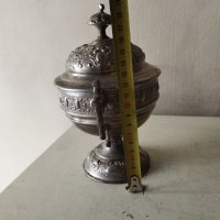 метална захарница арт деко, снимка 3 - Антикварни и старинни предмети - 42166217