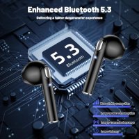 Нови Безжични слушалки Bluetooth 5.3 Водоустойчиви Подарък, снимка 6 - Bluetooth слушалки - 42639378