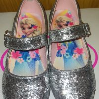 30н Блестящи пантофки на токче, снимка 1 - Детски обувки - 38581846