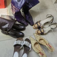 Дамски обувки, различни видове , снимка 12 - Дамски обувки на ток - 37757543