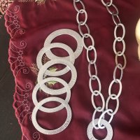 Стоманени гривни и колие Dolce & Gabbana, снимка 4 - Колиета, медальони, синджири - 32008745