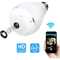 VR охранителна камера и електрическа крушка – wi-fi, 360 °, снимка 1 - Други - 44693151