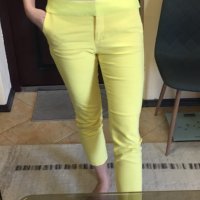  Жълт панталон, снимка 5 - Панталони - 38041536