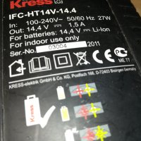 kress IFC-HT14V-14,4 li-ion battery charger-germany 0609211909, снимка 9 - Винтоверти - 34044819