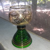 Невероятна кристална музикална свиреща чаша за вино, снимка 1 - Антикварни и старинни предмети - 37714734