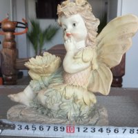 Продавам стара, красива фигурка на момиче-ангел., снимка 5 - Колекции - 42277950