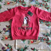 Коледна детска блуза р-р 92 и р-р 110-116, снимка 1 - Детски Блузи и туники - 35582999