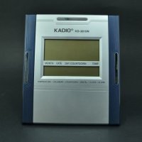 Голям настолно-стенен мултифункционален електронен часовник KADIO KD-3810N, снимка 4 - Друга електроника - 40006683