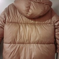 Terranova дебело зимно пухено яке с качулка, бежов цвят, снимка 5 - Якета - 42828832
