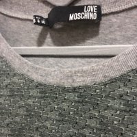 Love Moschino S-M размер, тениска, блуза с къс ръкав, снимка 3 - Блузи - 35694600