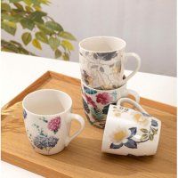 Порцеланова чаша за чай 300ML - флорални мотиви, снимка 2 - Чаши - 44179419