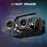 W-King D9-1 60W безжична Bluetooth тонколона, снимка 5 - Bluetooth тонколони - 37626671