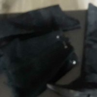 Черни чизми и раничка от естевен велур , снимка 1 - Дамски ботуши - 30775769