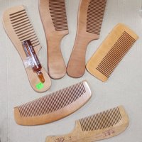 Дървени гребени за коса , снимка 1 - Продукти за коса - 42366999