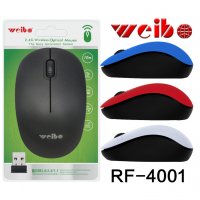 Безжична оптична мишка Weibo RF-4001, снимка 1 - Клавиатури и мишки - 39301071