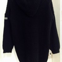 Красиво Худи плетиво НОВО, снимка 8 - Блузи с дълъг ръкав и пуловери - 38948074