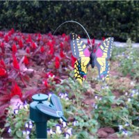 364 Градинска соларна летяща пеперуда декорация за градина балкон, снимка 6 - Градински мебели, декорация  - 21474438