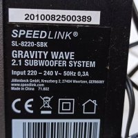 Аудио система за компютър Speed Link SL-8220-SBK, снимка 6 - Аудиосистеми - 30880775