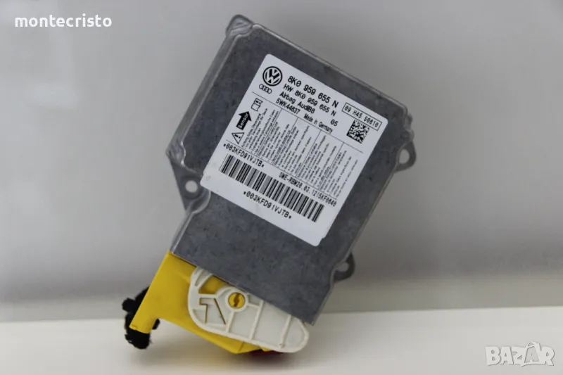 Централа airbag Audi A4 B8 (2007-2011г.) 8K0 959 655 N / 8K0959655N / 5WK44637, снимка 1