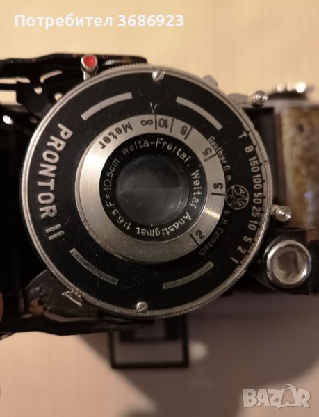 Старинен сгъваем фотоапарат PRONTOR ll, снимка 1