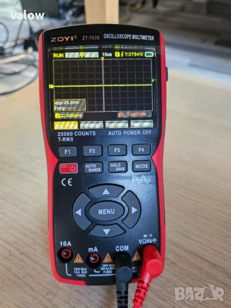 Портативен двуканален цифров осцилоскоп мултицет и генератор на сигнали 2х50MHz, снимка 1